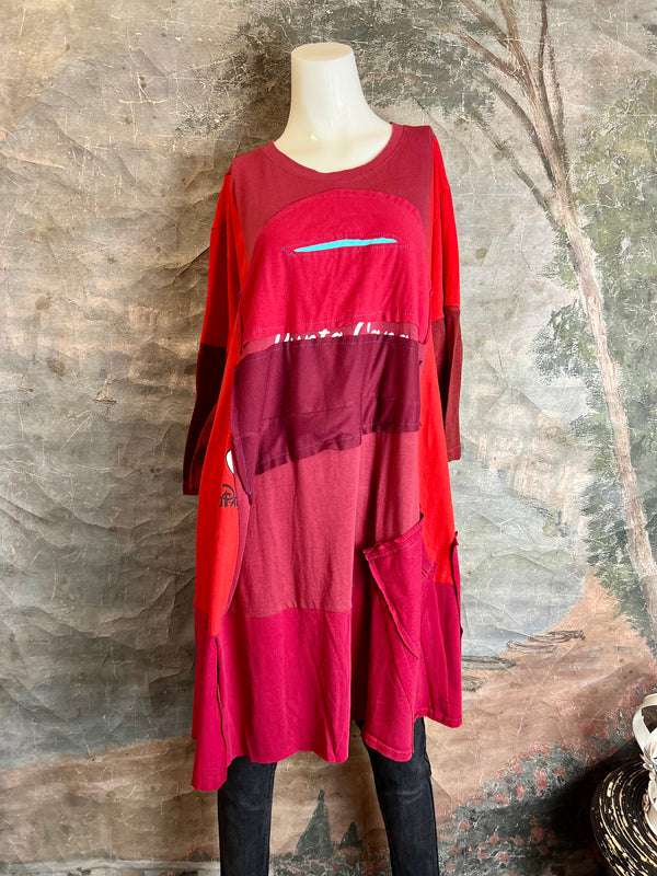00115 SPTD Split Tunic Dress-A