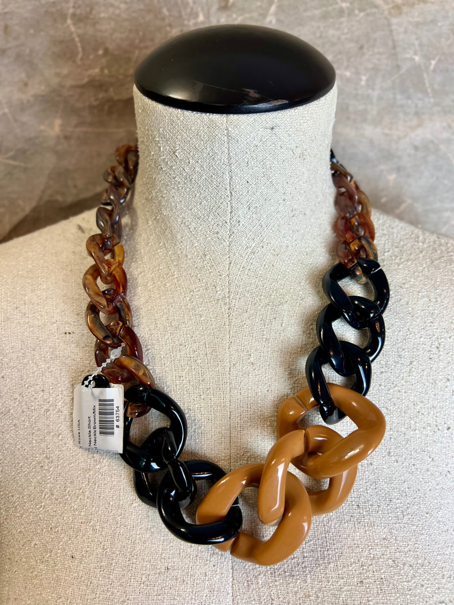NMB727 Foxy Brown Art Necklace – Absolutely Abigail's
