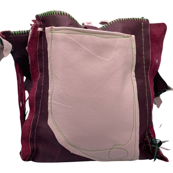 0124 Azalea LG Leather Tote Bag