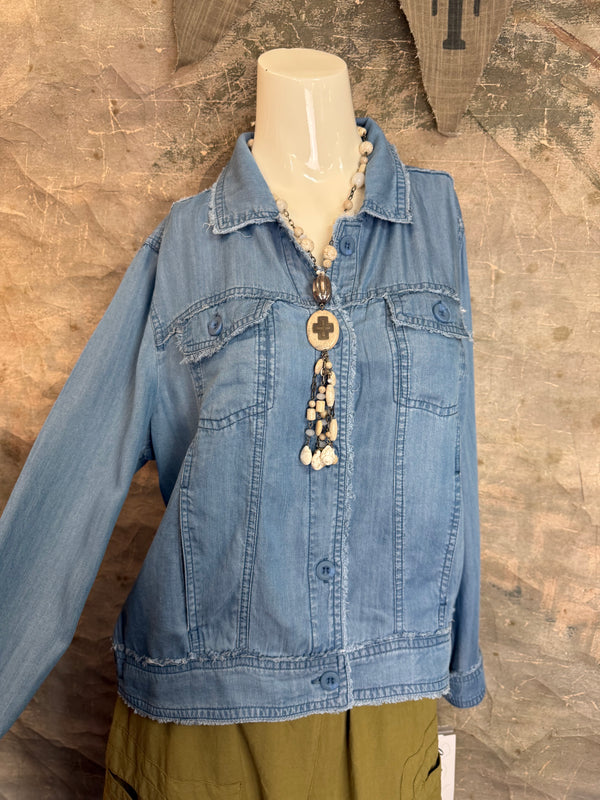 LIN7403 LULA B TRAVEL JKT-Denim