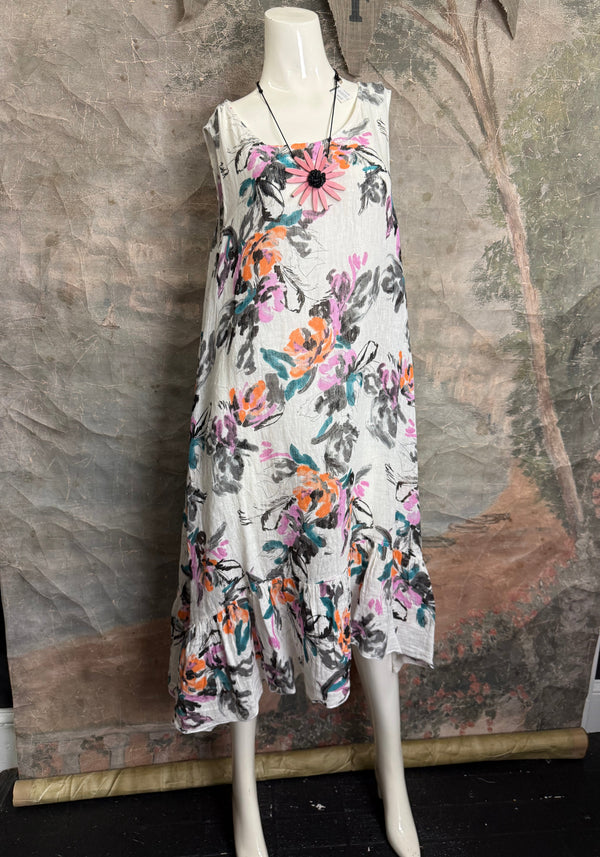 MP-MD1041 Dress W/Ruffle-OFFWHITE7