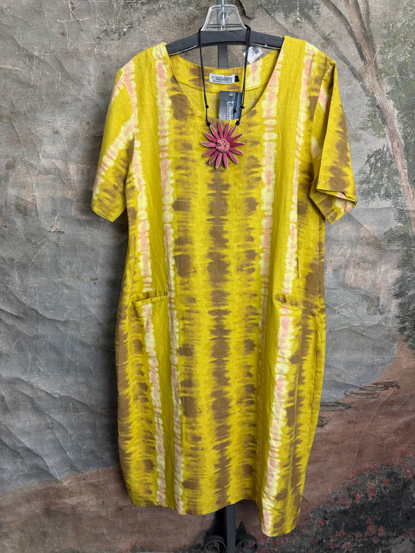 90847T-62 San Fran Dress-Mustard