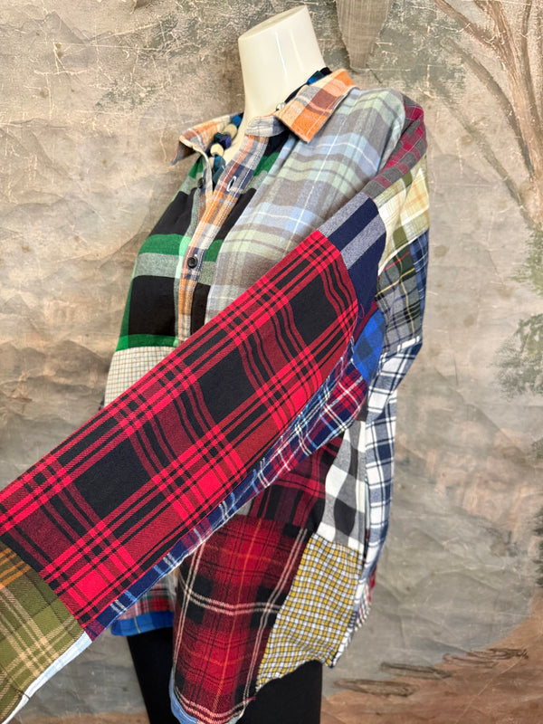 5620 Flannel PW BF Shirt- PW D