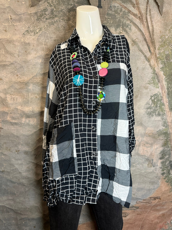 2550 Crushed Plaid Mix Shirt