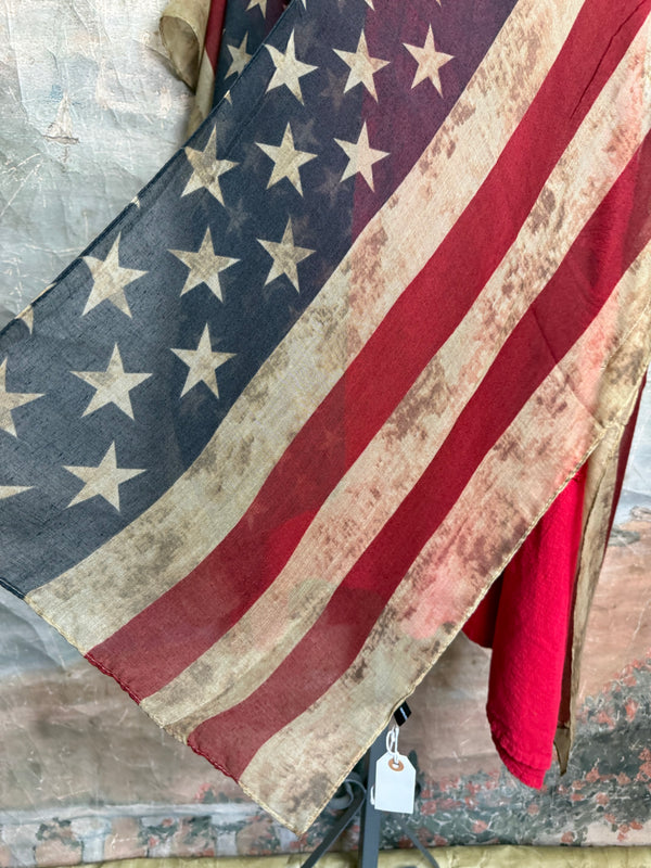 MC30 Vintage USA Flag Kimono