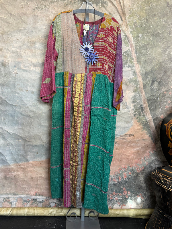 JG-156 Kantha Sunrise Dress-4 MIX