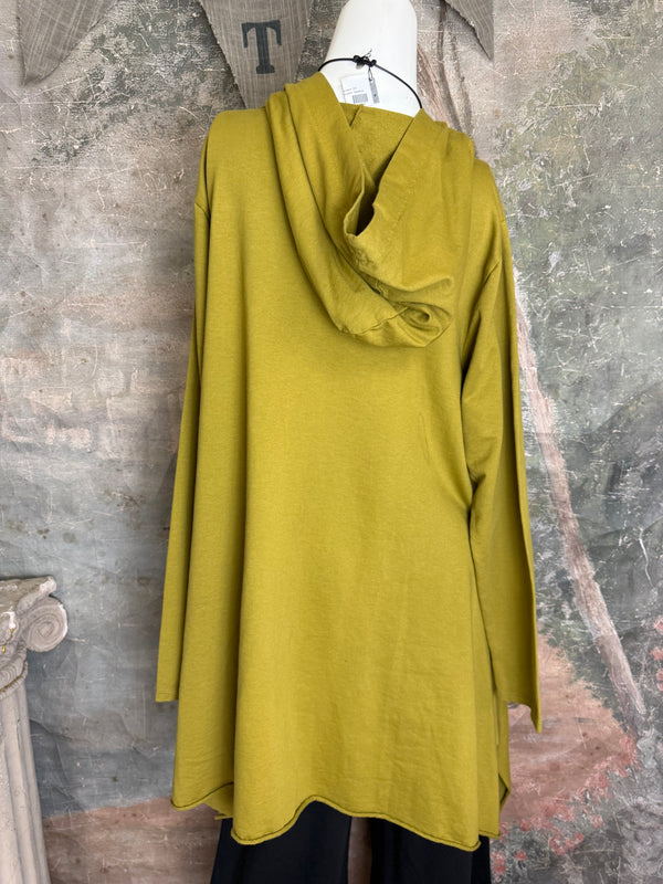 1231-62 Laser Pullover Hoodie-olive/Kiwi