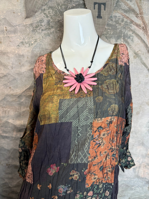 25517 Crushed Sharkbite Dress