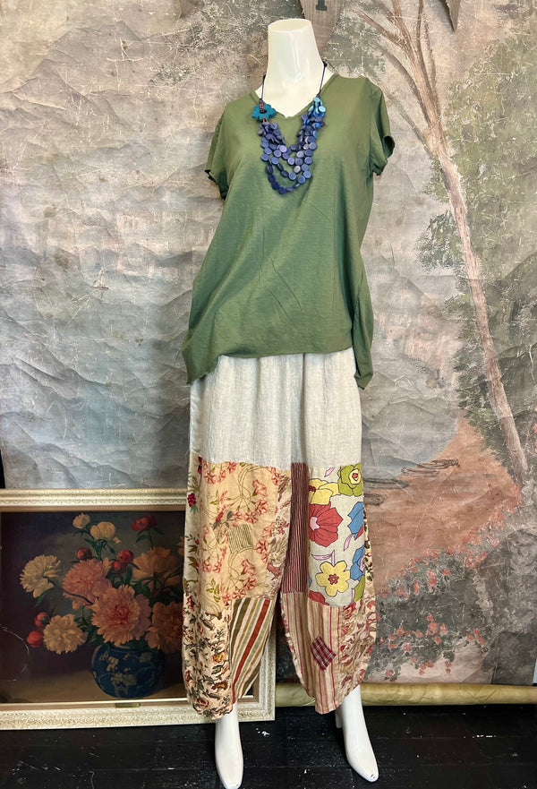 5026 Viki Patch Gennie Pant-B MIX