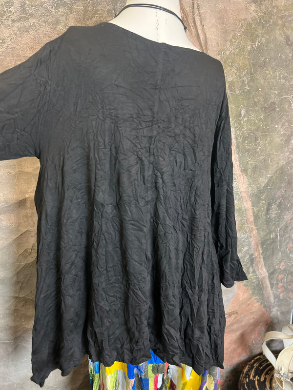 CV-4145 Juliette Top-Black