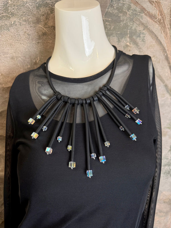 526 Drama Irridescent Necklace