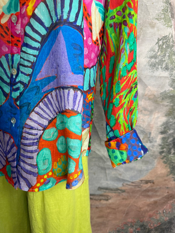 CP-92527 Abstract Blouse