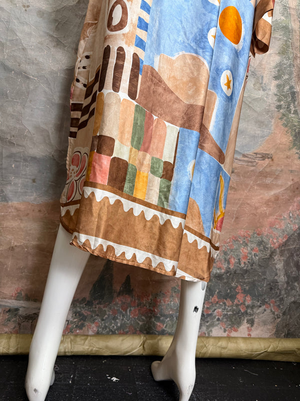6615 Silk Artsian Dress