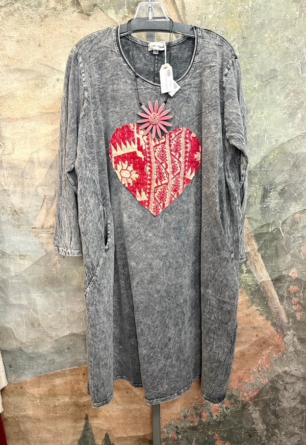 Romance Story T-Shirt Dress-#2