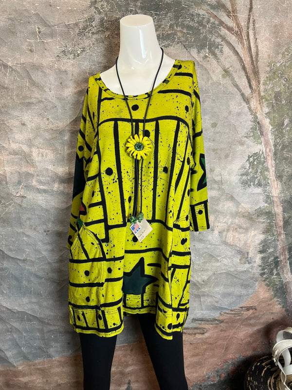 1806K The Lola Pop Art Top