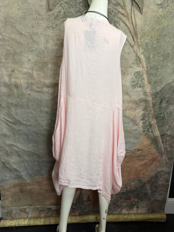 MP-HLD1066 Lagenlook Dress-Pink