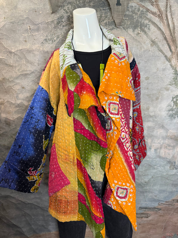 SS6148 Funky Kantha Jacket-Marley A