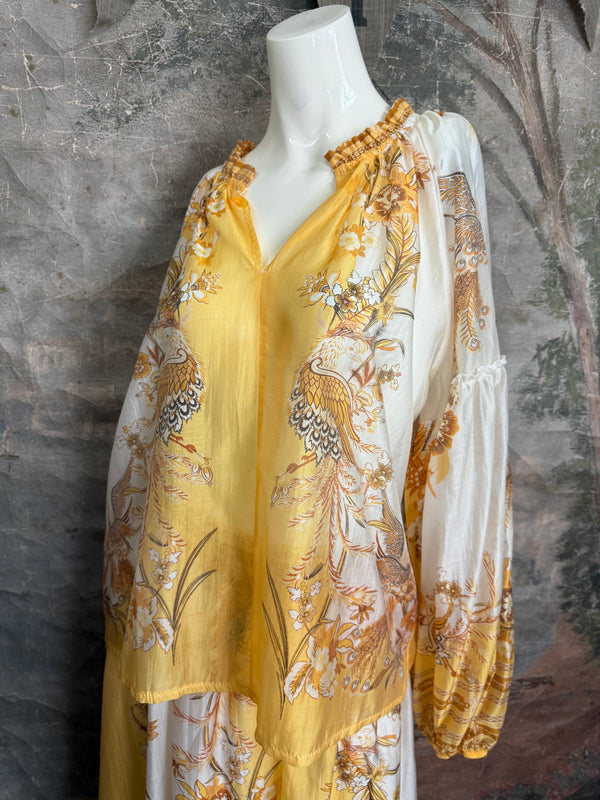 8870 Silk Artisan Blouse