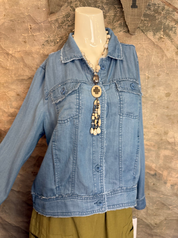 LIN7403 LULA B TRAVEL JKT-Denim