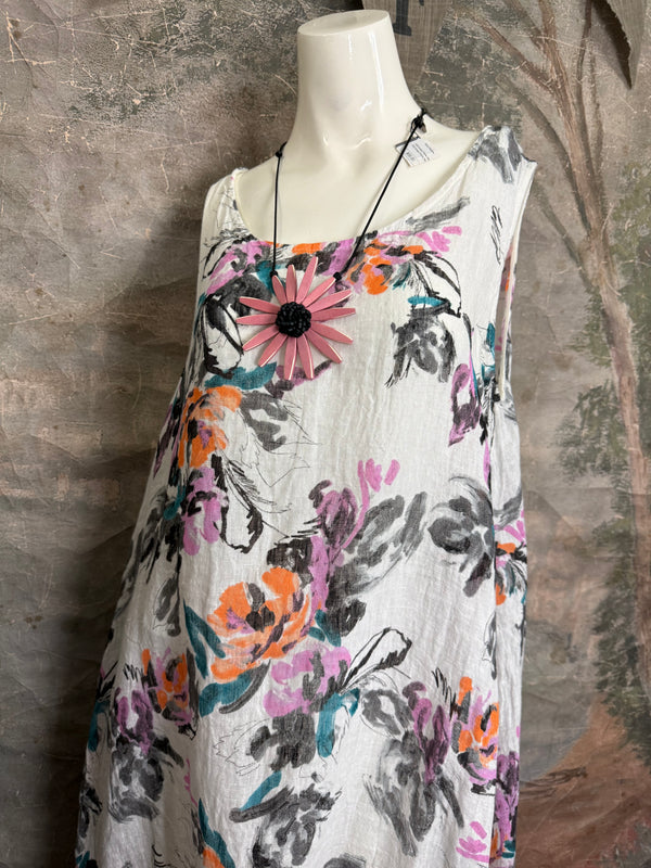 MP-MD1041 Dress W/Ruffle-OFFWHITE7