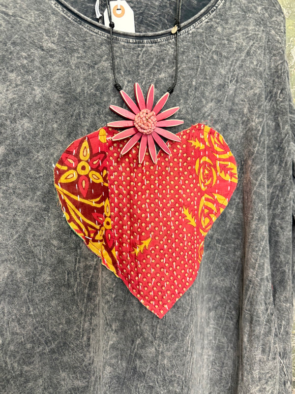 Romance Story T-Shirt Dress-#4