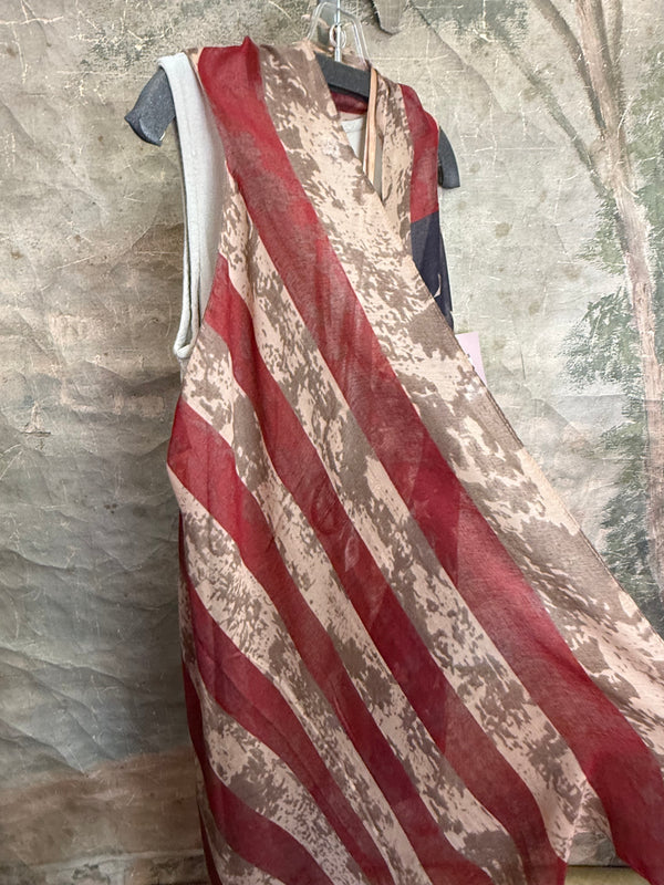 MC31 Vintage America Flag Vest