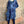 Load image into Gallery viewer, 91307T-62 Ruffle Tie-Dye Tunic-Blue
