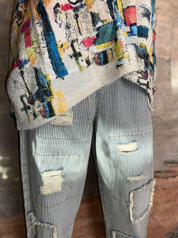 T761BEG Hi-low Top w/Pocks-Cookies Delight