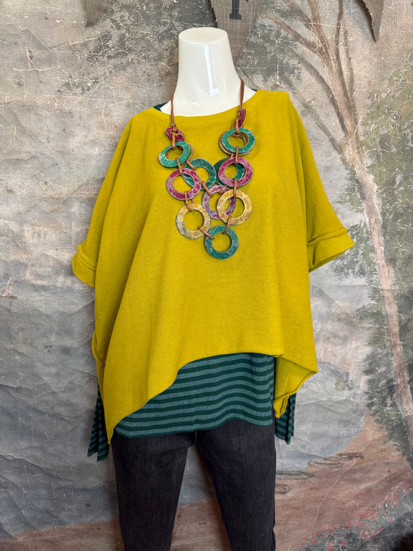 8300-3061 Pullover Vest Topper-Chartreuse