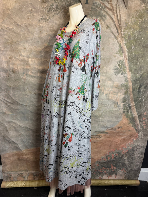 D387 Woofmas Carol A-line Dress