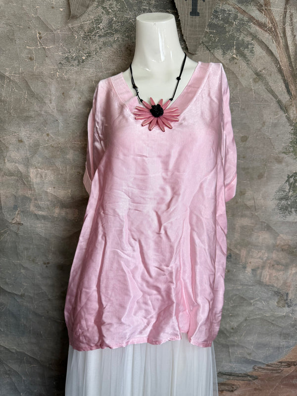 BBZ-312 Ragle Italy Top-Blush Pink