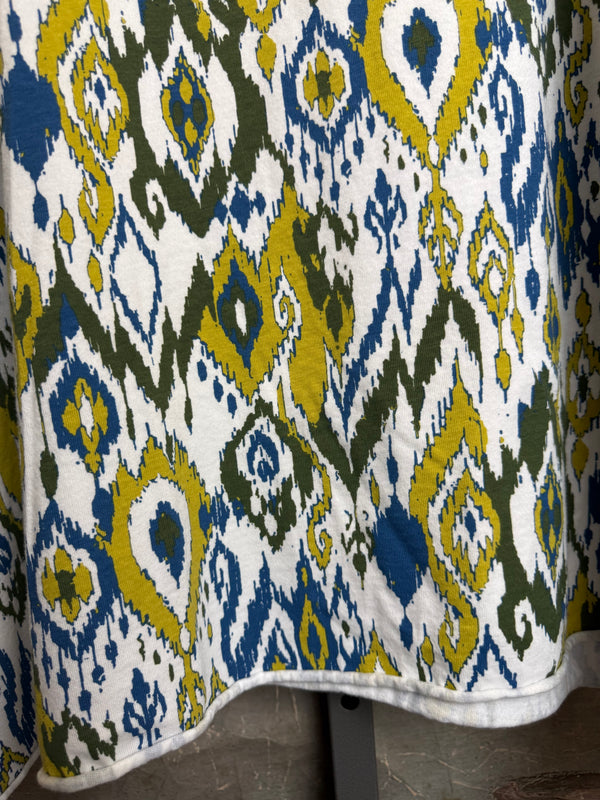 715CL-OT Oversized Tunic Tee-WHITE