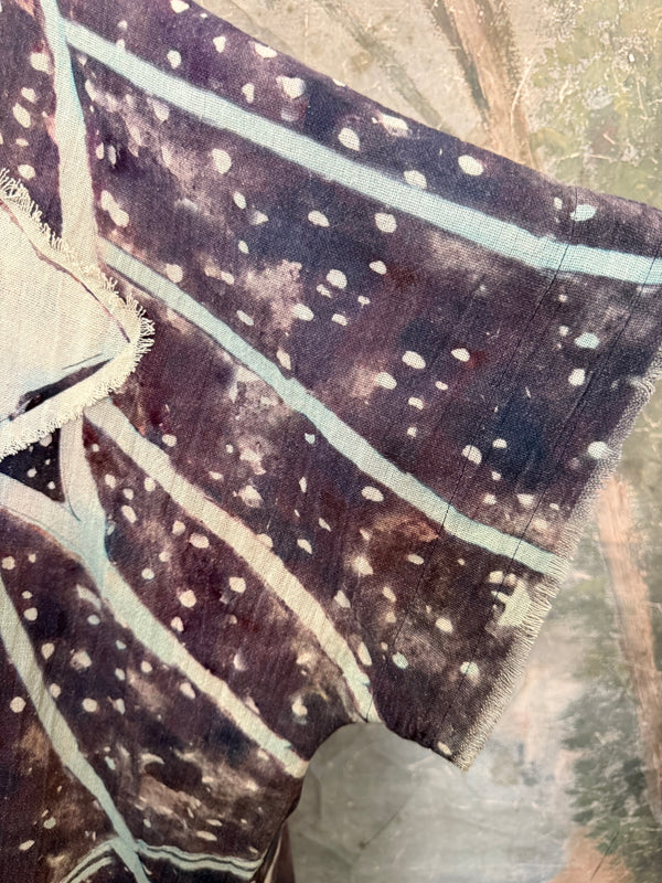 782 High Low Linen Tunic Top-NAVY/MOON