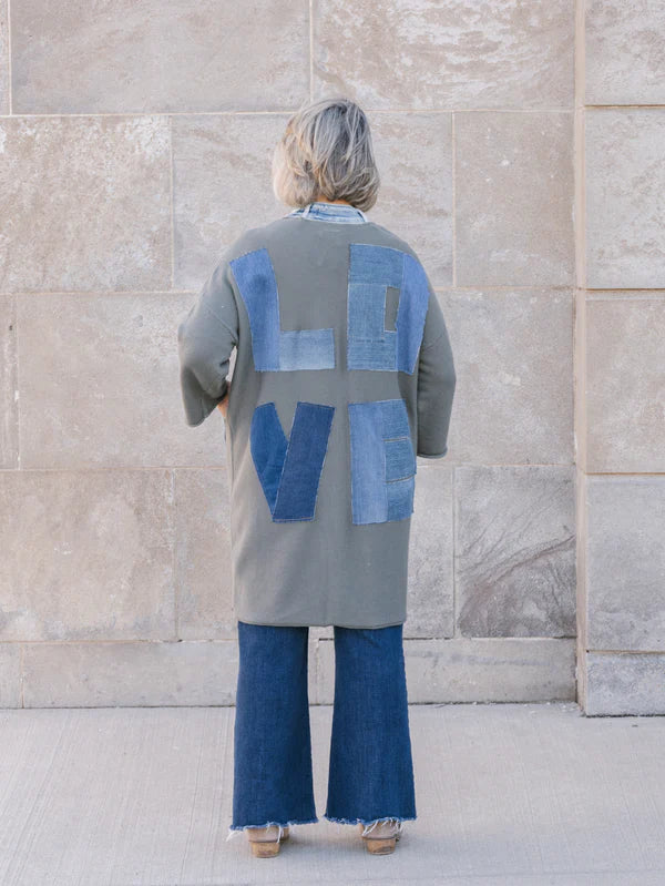 5547 Cotton/Denim Love Cardigan