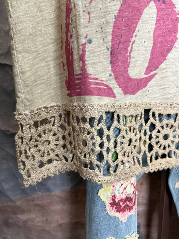 A26 Art-To-Wear LOVE Poem Shirt