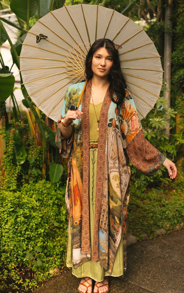 MOTS Opera Duster Kimono Robe-Secret Garden