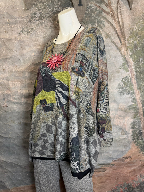 T805CN Crew Neck Top-Miss.Camille