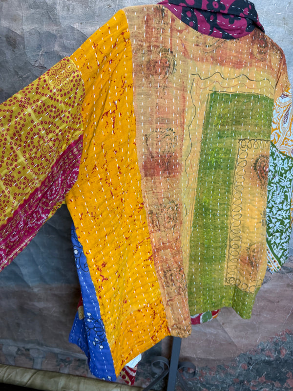 SS6148 Funky Kantha Jacket-Marley C