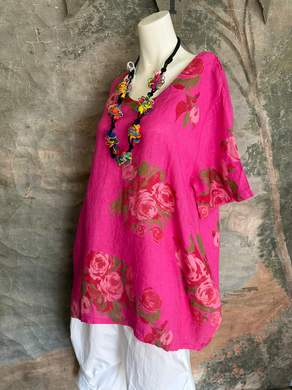 90645-62 Rose Pocket Tunic-St.Berry