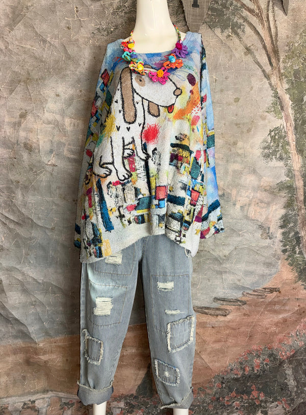 T761BEG Hi-low Top w/Pocks-Cookies Delight