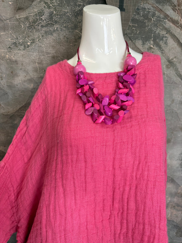 PW8815 We The Free Pucker Tunic-lime