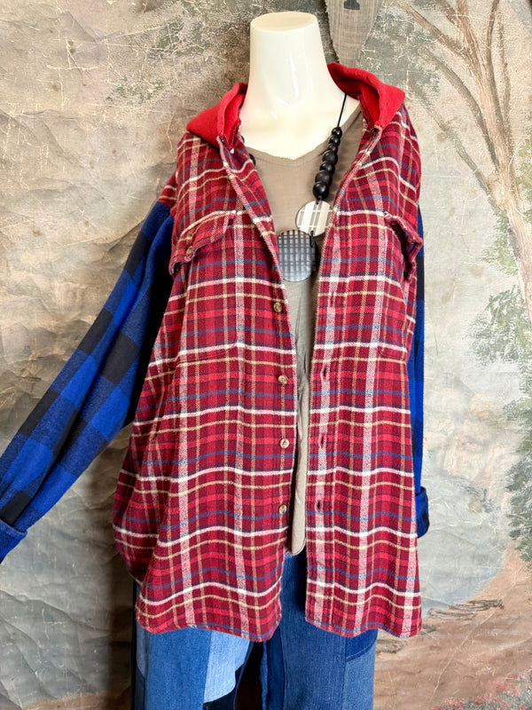 0003G PW Mix-Match Flannel Jacket-#6