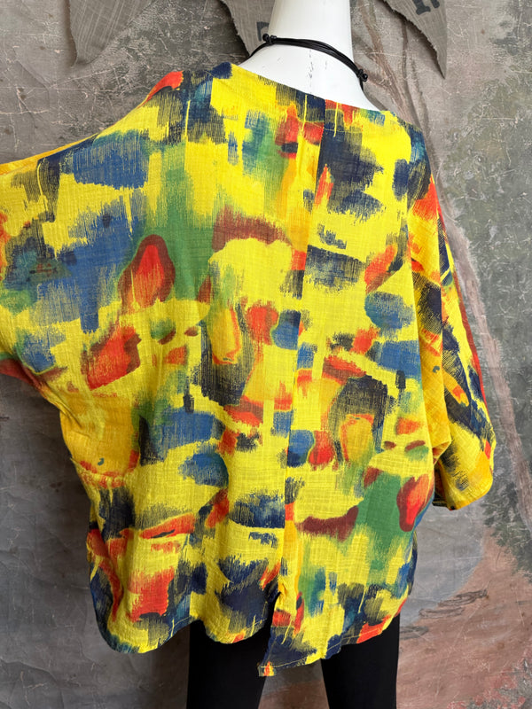 Z6653 Painters Top-Lemon