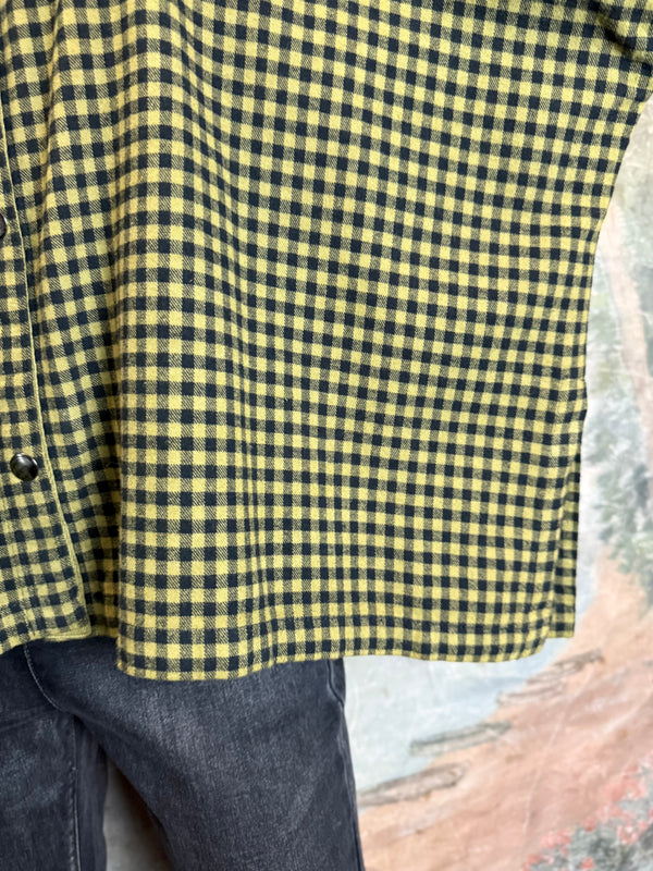 2500-2165 Small Check Big Shirt-Teak