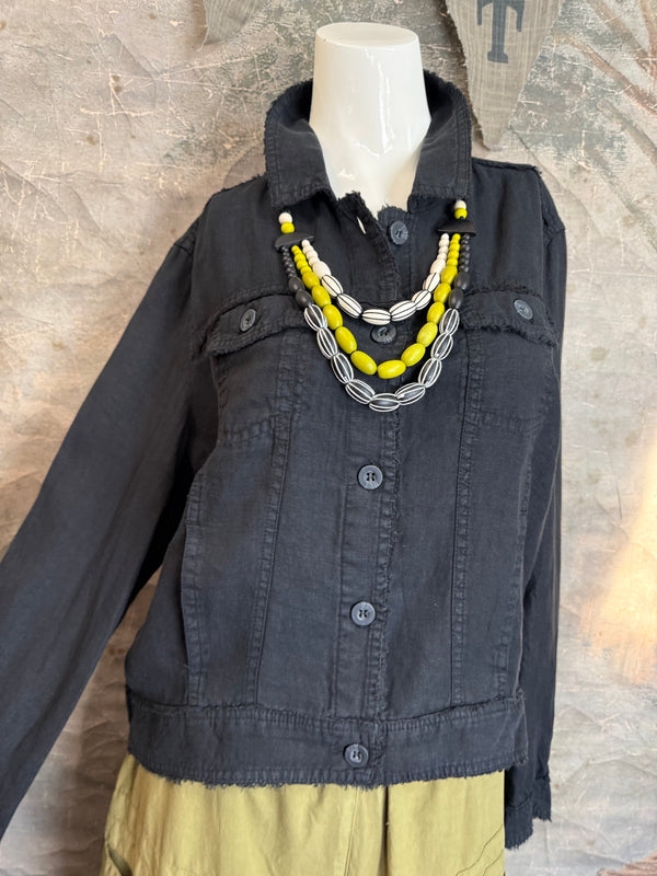 LIN7403 LULA B TRAVEL JKT-Black