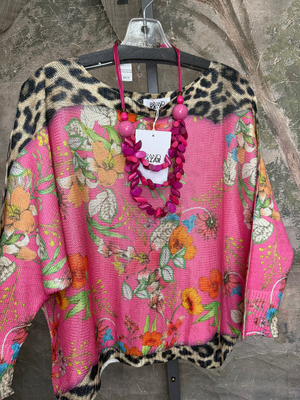 BBZ-033 Summer Sweaters— Cav fuchsia