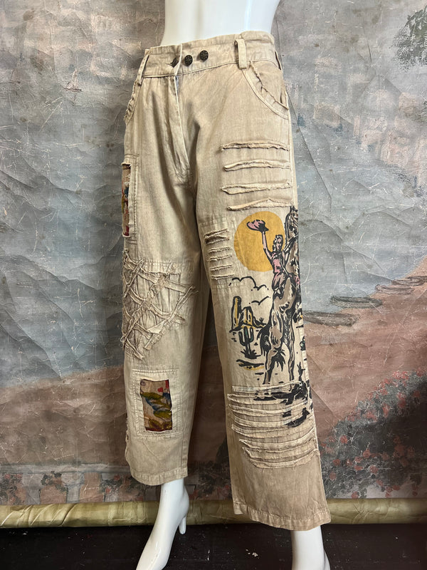 PL123 Cowgirl Mix Pants