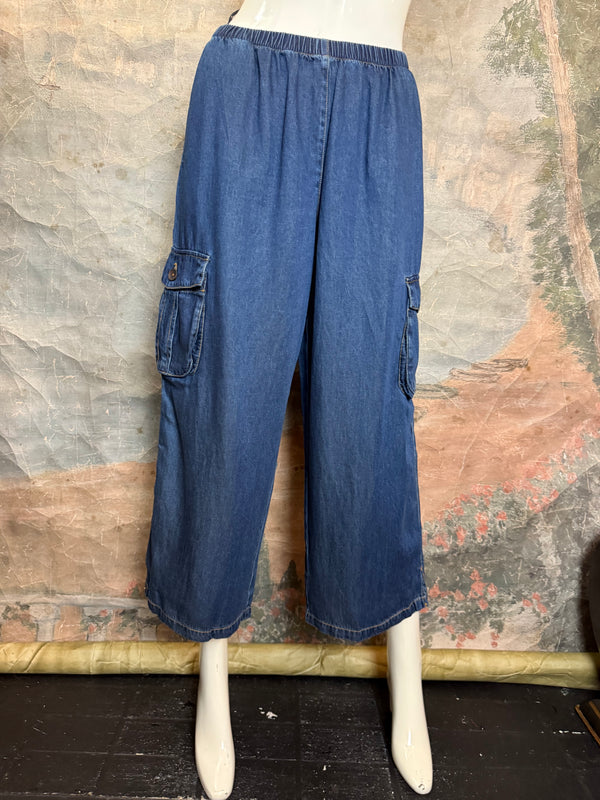 30135N15 Denim Cargo Pant