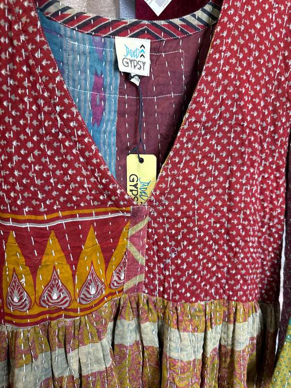 JG-156 Sunrise Kantha PW Dress-MIX 5