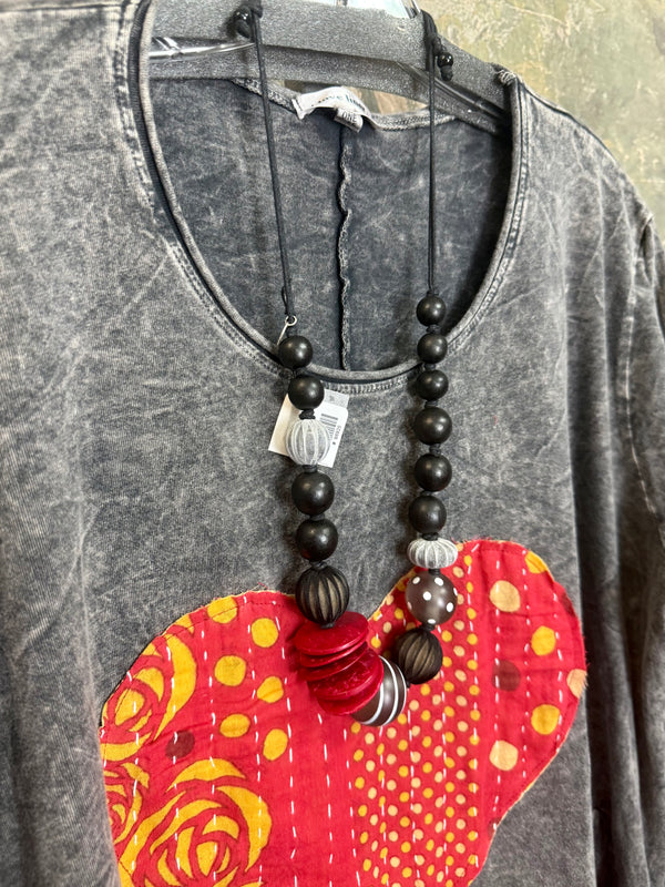 Romance Story T-Shirt Dress-#5